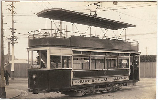 No 6 Hobart tram