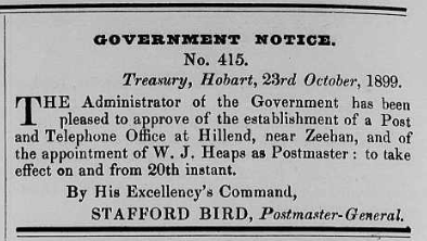 Hillend 1899-10-20 PO Open (Gazette,Tue,Oct24,1899,p1924).png