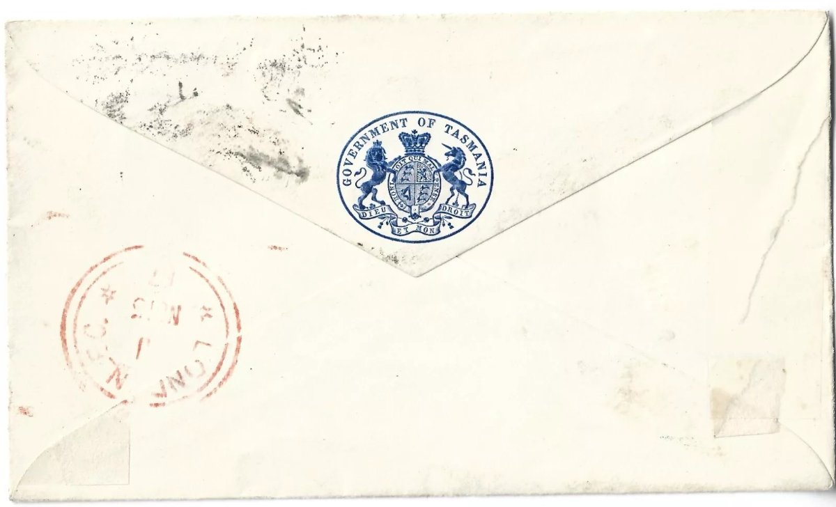 poss Agents-General for Tasmania 1887-11-13 (reverse dtd 1887-11-15).jpg